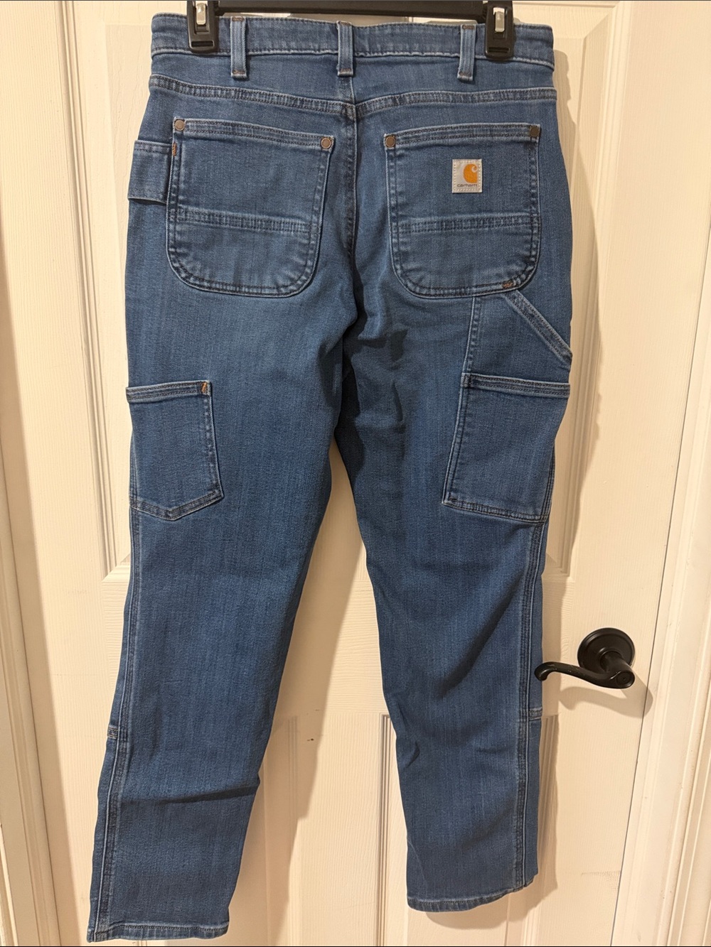Carhartt Blue Carpenter Denim Work Pants